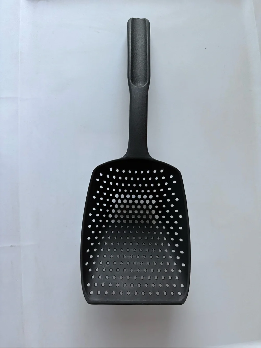 Pampered Chef Scoop ‘N Drain Slotted Spoon Strainer Black